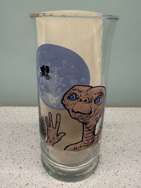 VINTAGE ET THE EXTRA-TERRESTRIAL GLASS "PHONE HOME" - PIZZA HUT